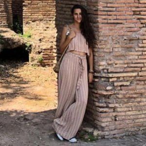 BeachGold Addi & Hepburn  Set  Audrey Stripe Nude